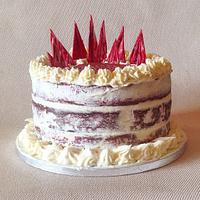 Red velvet birthday cake