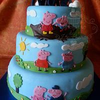 Peppa Pig Family Cake