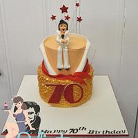 HAPPY 70th Cake Day Elvis Lover 