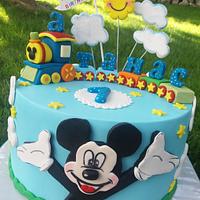 Mickey mouse cake