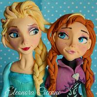 Elsa and Anna from Frozen film!!!