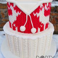 Norwegian sweater cake