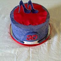 Flirty 30 Birthday Cake 