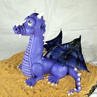 Sculpted Dragon Cake