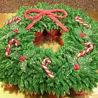 Christmas Cupcake Wreath
