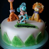 Baby Animals Cake 