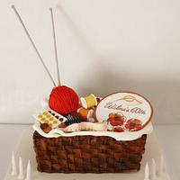 Sewing Basket  Cake