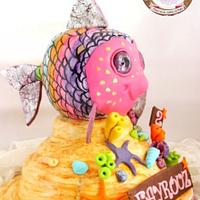 Rainbow birthday fish 🐠