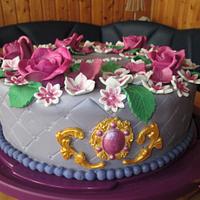 Purple floral Birthday