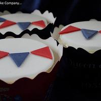 Jubilee cupcakes