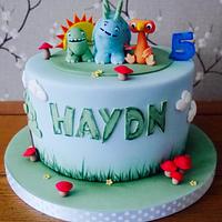 Dinopaws birthday cake