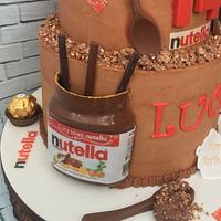 Nutella Birthday Cake