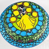 Stained Glass Snow White Cake