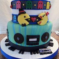 80's Jack and Jill Party Cake