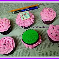 Teacher Appreciation Cupcakes