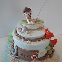 Il pescatore - cake by Sabrina Adamo - CakesDecor