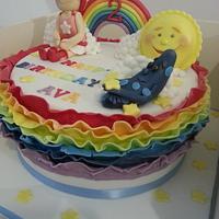cloudbabies rainbow cake