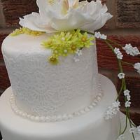 Springtime Wedding cake