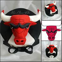 Chicago Bulls Tuxedo Groom Cake