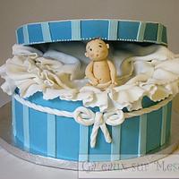 Baby box cake