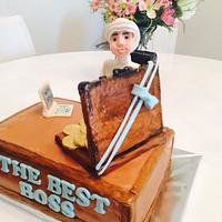 Birthday cake for the boss