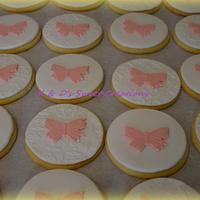 Baptism and birthday cookies