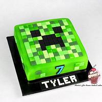 Minecraft creeper cake - cake by Maria's - CakesDecor