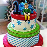 Elf Theme Cake