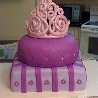 Girl's 16th birthday cake 