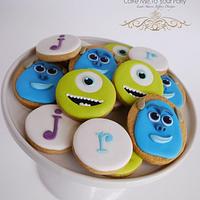 Monster's Inc. Cake, Cookies and Cupcakes!