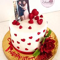 Romantic Lovers Cake