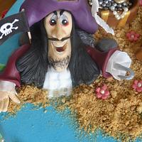 Jack and the Pirates cake