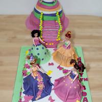 My Lil Baker Jas Princesses Birthday Cake