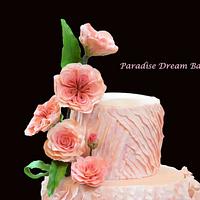 The beautiful bride Rama's cake.