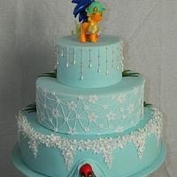 Sonic the Hedgehog Wedding Cake