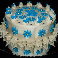 white chocolate ganache cake