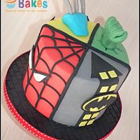 Marvel Themed cake