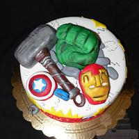 Super herois cake