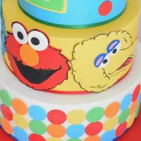 Sesame Street theme cake