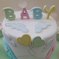 Elephant Baby Shower cake