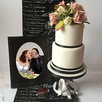 French inspired wedding cake