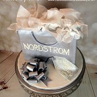 Nordstrom Shopping Bag Cake