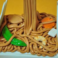 Chinese Noodles Cake