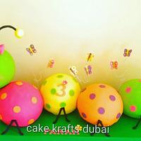 3D Caterpillar cake 