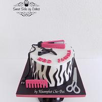 Classy Hairstylist Cake