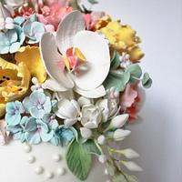 FLOWER WEDDING CAKE