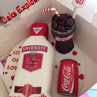 Smirnoff & Coke Cake