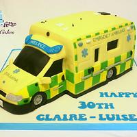 Ambulance Cake - cake by Constance Grindrod - CakesDecor