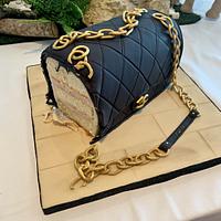 Lucious Red Chanel inspired Bag - Decorated Cake by Cup - CakesDecor