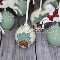 Christmas Carousel cakepops